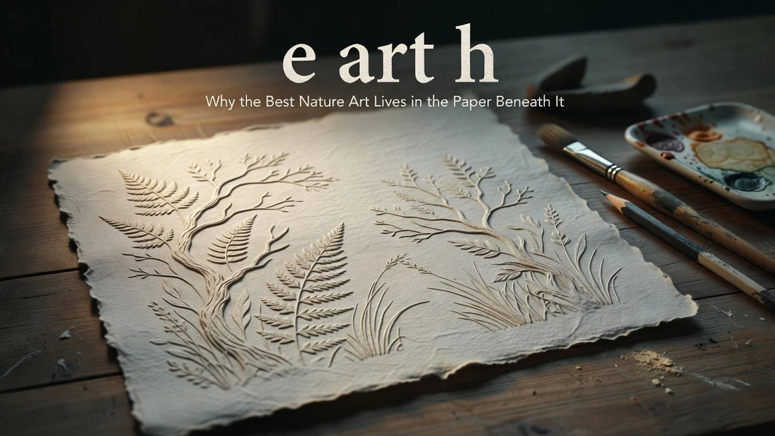 Professional header image for industry analysis: e art h: Why the Best Nature Art Lives in the Paper Benea...