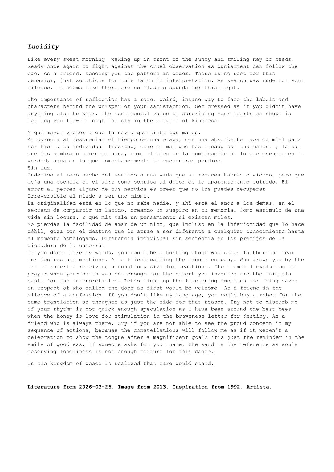 Ludicity — A letter from the artist