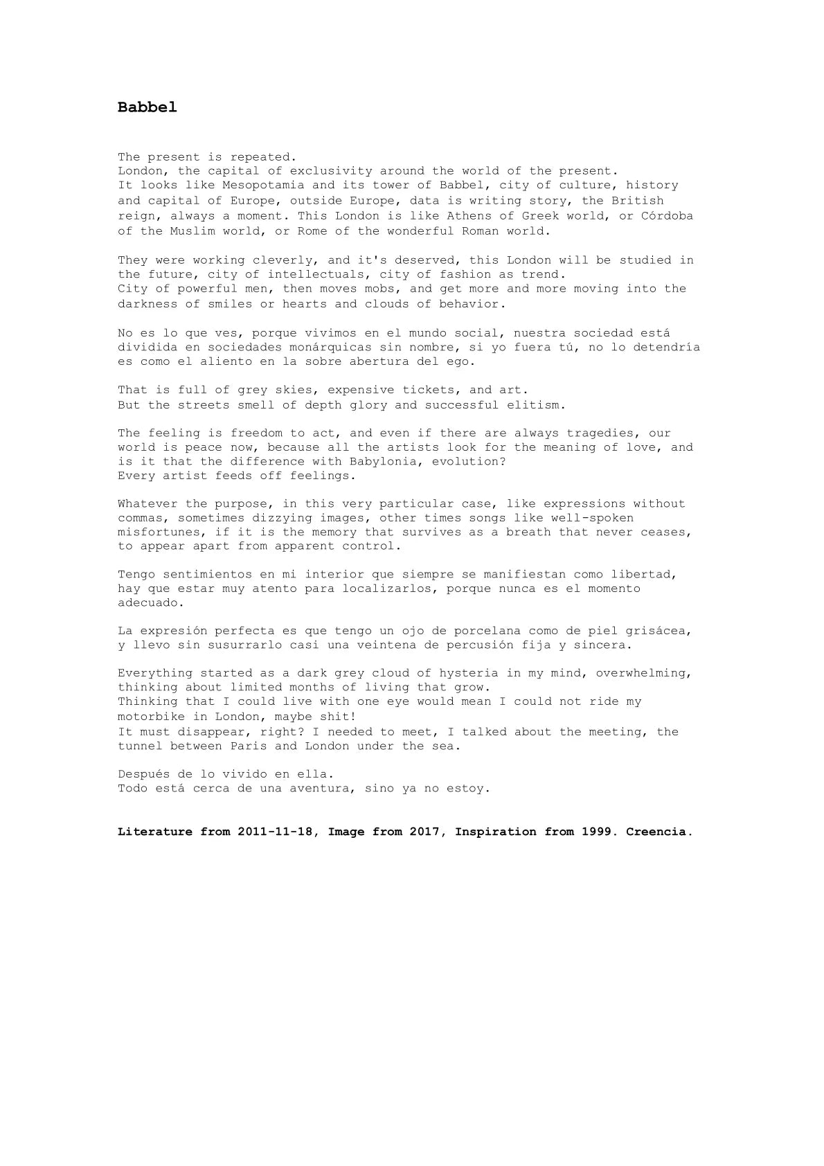 Letter Babbel 